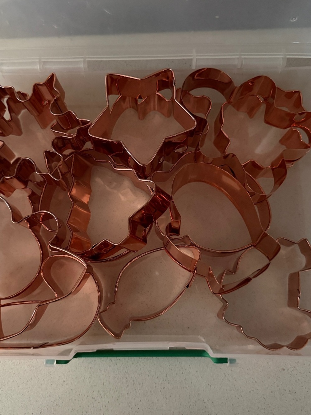 Copper Cookie Cutters 15 piece set